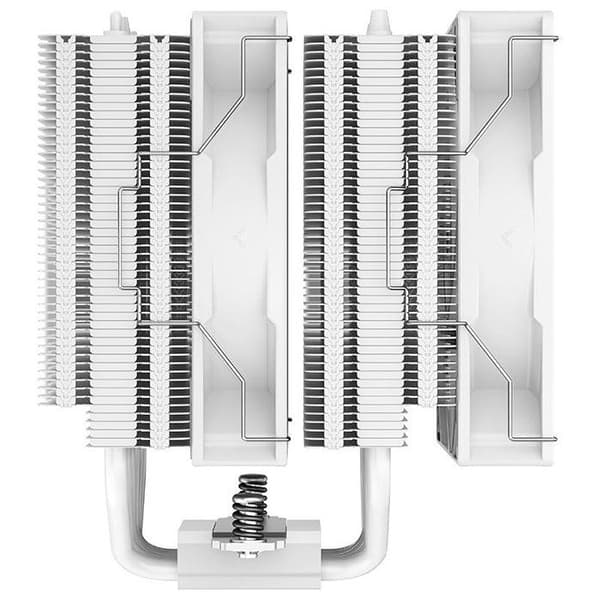 DEEPCOOL Gammaxx AG620 ARGB (Vit) - A-RGB CPU-kylare - 2x120mm