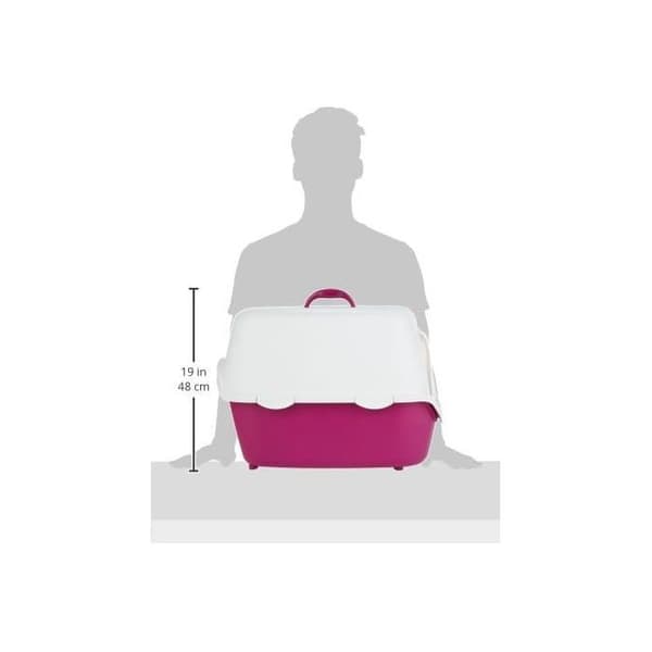 TRIXIE Vico kattlåda - Lock - 40 × 40 × 56 cm - Bär och vit