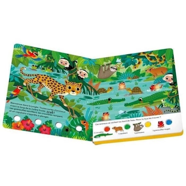 Ravensburger play+, Seek and shine - In the jungle, Book, Early years, baby