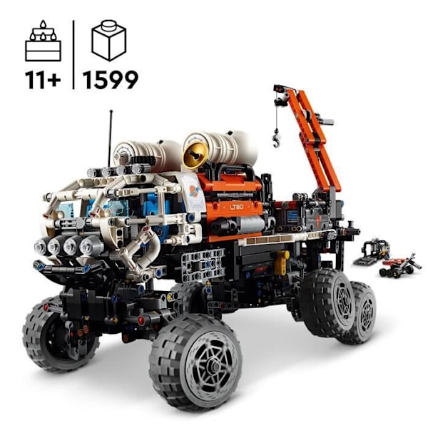 LEGO Technic 42180 Mars Bemannad Exploration Rover, leksak med rymdtema