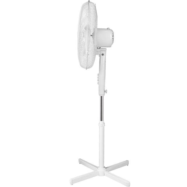 OCEANIC stativfläkt - 45W - 41 cm diameter - 3 hastigheter - Oscillerande - Tiltbar - Vit