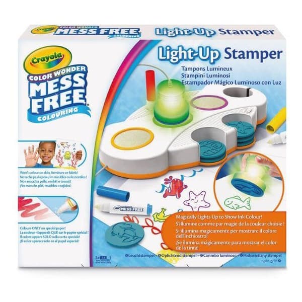 Ljusstämplar - CRAYOLA - Color Wonder - Magisk ljusstämpel - Från 3 år
