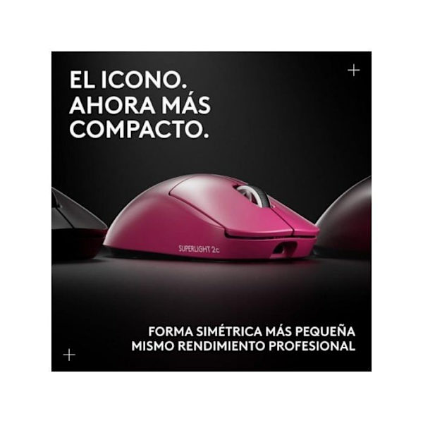 Mus - Trådlös - Logitech G - PRO X Superlight 2c - Rosa