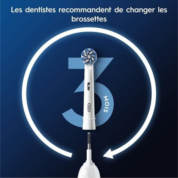 ORAL-B borsthuvud - 80731331 - för eltandborste