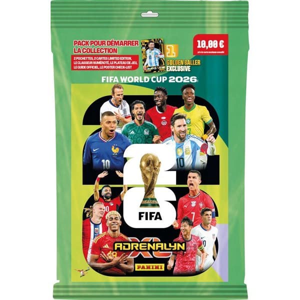 Startpaket - PANINI - FIFA WORLD CUP 26TM TCG - Pärm + 2 fodral