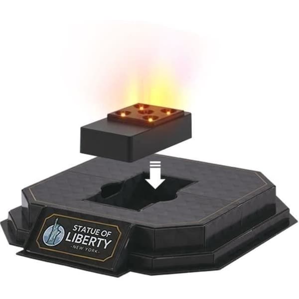3D Light-Up Pussel - Frihetsgudinnan - Byggsats - EXPLORA - 79 bitar - Ålder 8+