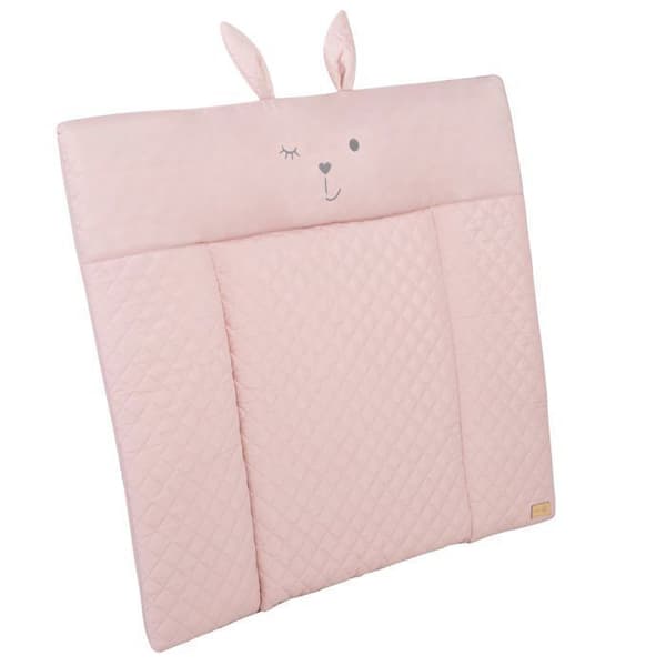 Skötbädd - ROBA - Lily Rosa kanin ansikte - 85 x 75 cm - Rosa
