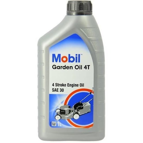 Motoroljebehållare - MOBIL - M-GARDEN 4T SAE30 - 1 L - 4 säsonger