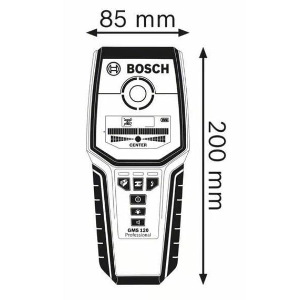 Bosch Professional GMS 120 väggdetektor (Sunrise) - 0601081004