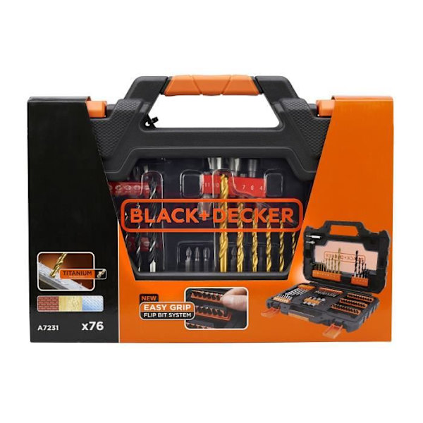 BLACK & DECKER Box 76 tillbehör borrskruv A7231