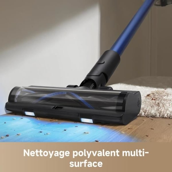 MOVA S4 Detect - Sladdlös stickdammsugare - 150 AW - Maximal batteritid på 90 minuter - OptiInsigh Multi-Surface Brush
