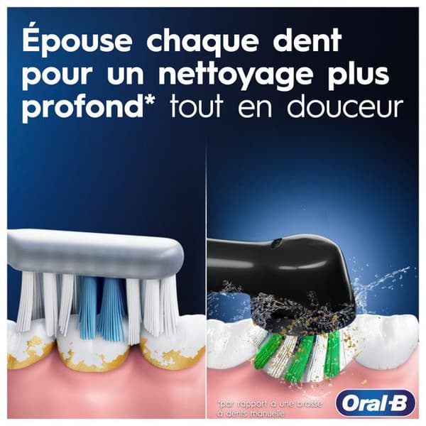 Tandborste - ORAL-B - Vitality Pro - Svart - Elektrisk