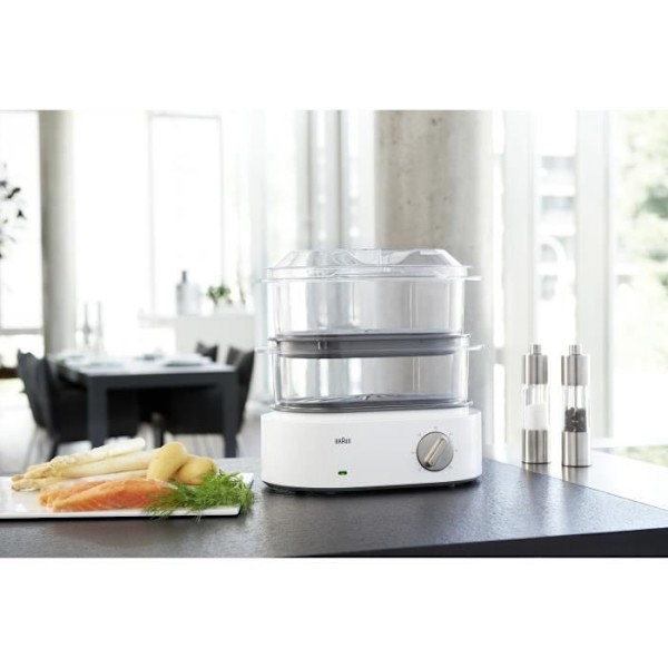 BRAUN FS5100WH Identity Collection Ångkokare - Vit