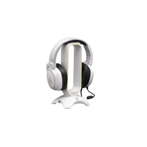 Stöd för headset/headset - THE G-LAB - K-STAND RADO - RGB USB - Vit