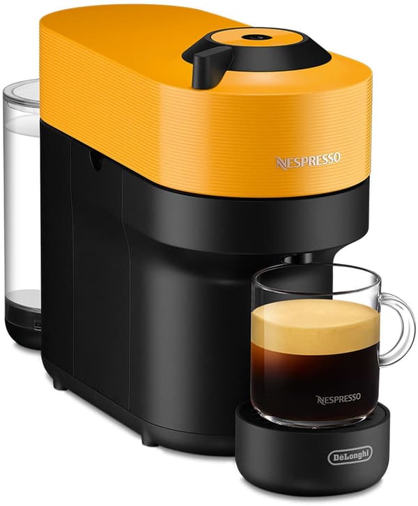 Kapselmaskin för kaffe - DELONGHI - ENV90.Y - Nespresso Vertuo Pop - Gul