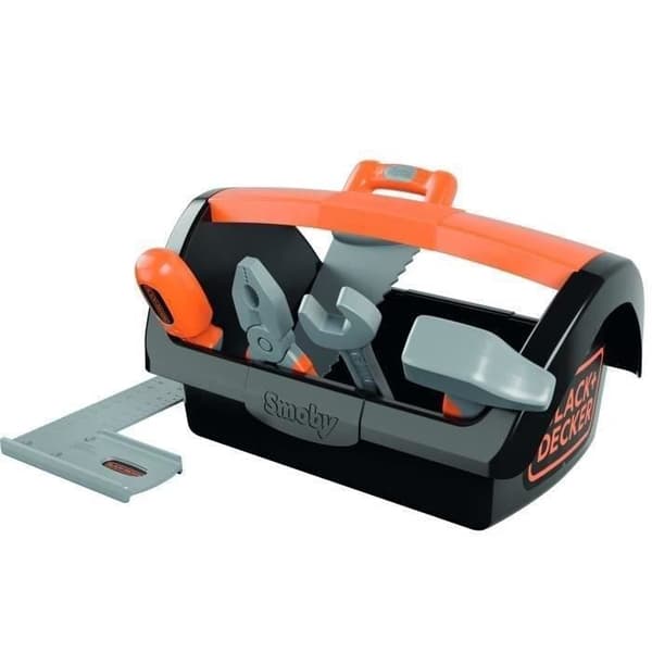 SMOBY - Black & Decker - Verktygslåda + 6 verktyg - från 3 år