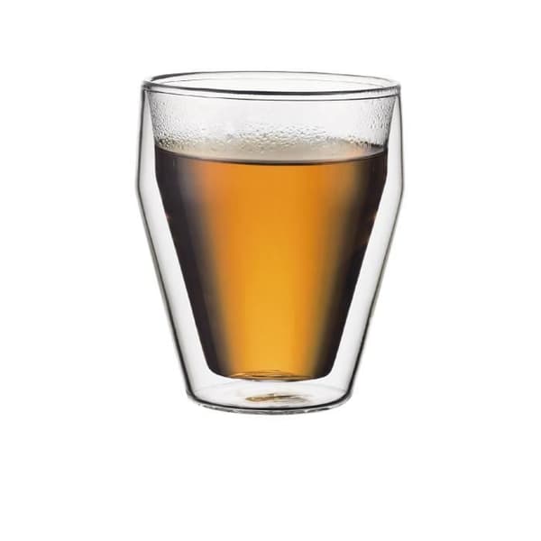 Set med 6 termosglas - BODUM - Titlis - Dubbelväggig - 0,25 l - Transparent