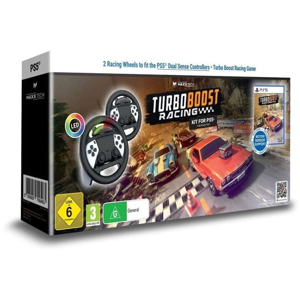 Turbo Booster Racing - Kit (ratt + spel) - PS5-spel