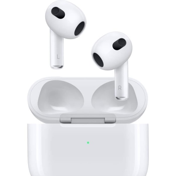 Apple AirPods (3: e generationen) med blixtnedslag - vit belastningsfodral