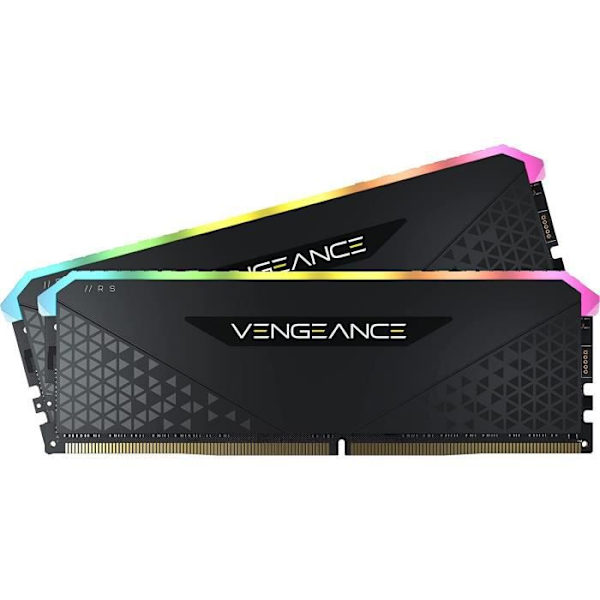 RAM -minne - Corsair - Revenge RGB RS DDR4 - 16GB 2x8GB DIMM - 3600 MHz - 1,35V - Svart (CMG16GX4M2D3600C)