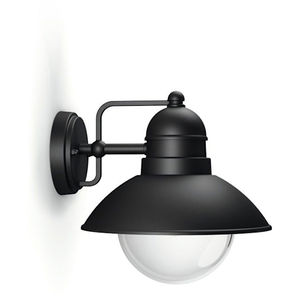Vägglampa - PHILIPS - Hoverfly - Svart - IP44