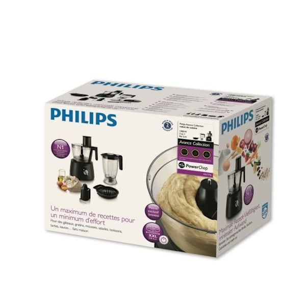 PHILIPS HR7776 / 90 Avance Collection multifunktionsrobot - svart