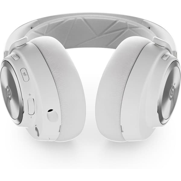 SteelSeries Arctis Nova Pro WL Trådlöst Gamingheadset i vitt med mic, ANC och transparens vit