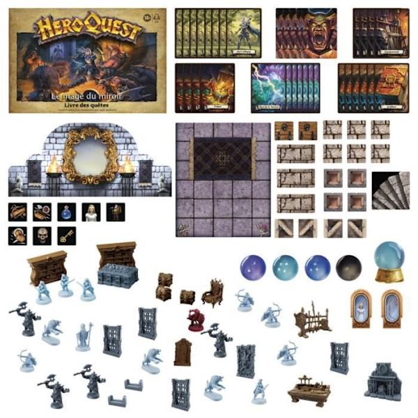 HeroQuest Quet Pack Le Mage du Miroir - Rollspel - Plateau Game - HeroQuest Game System krävs - Avalon Hill
