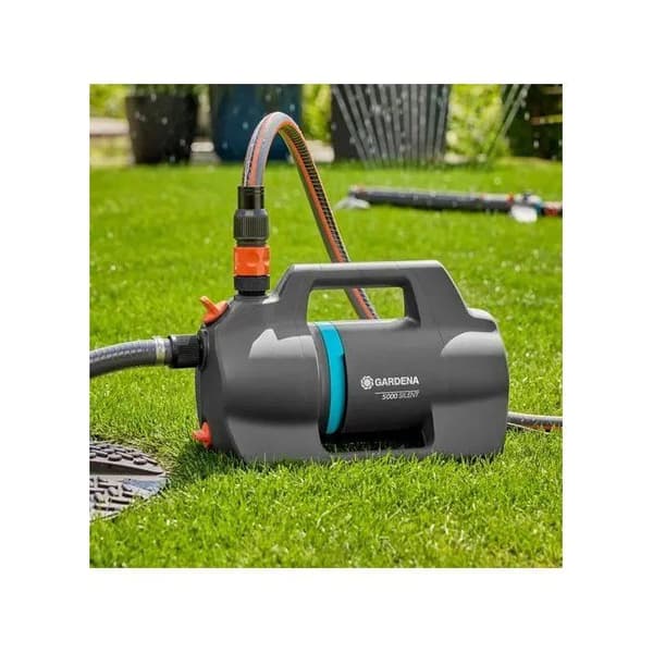GARDENA 5000 Silent Bevattningspump Kit - Med Sugutrustning - Tyst - Hög Prestanda
