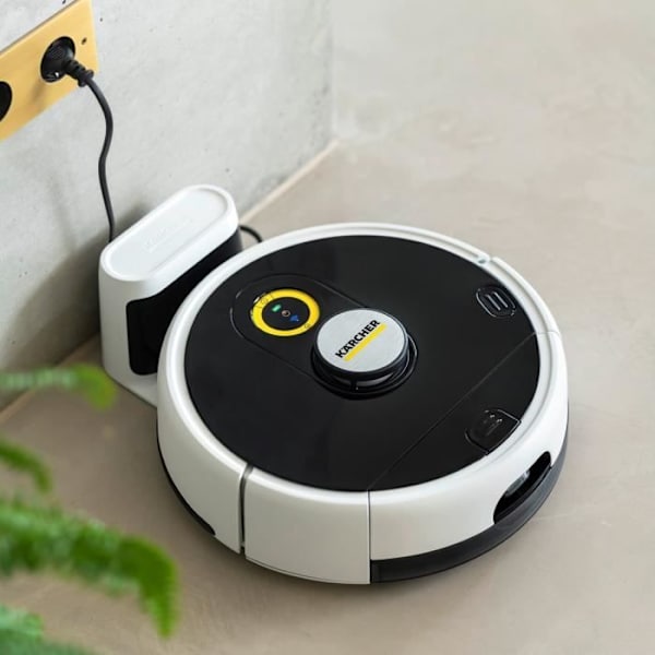 NYA KARCHER RCF 3 - Ansluten golvmoppningsrobot - Autonomi 120 min - Rengöringsrulle - LiDAR-navigering - Programmerbar