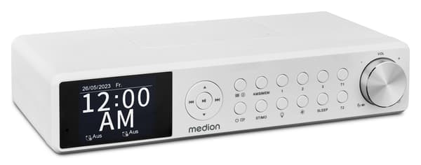 Köksradio - MEDION - DAB+ - 2x3W RMS - Vit