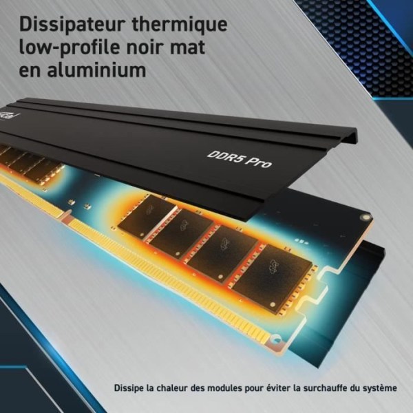 RAM-minne - CRUCIAL - PRO DDR5 - 48GB (2x24GB) - DDR5-6000 - UDIMM CL48 (CP2K24G60C48U5)