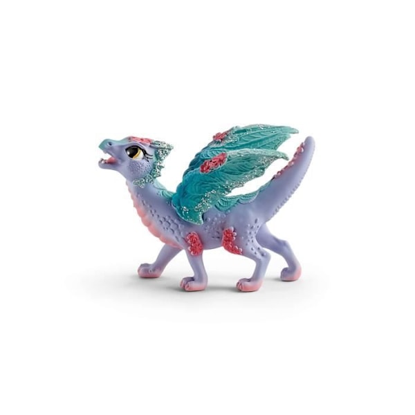 Schleich - Flower Dragon med sin lilla - 70592