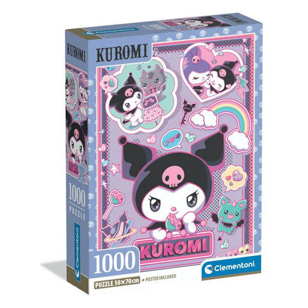 CLEMENTONI - Kompakt 1000 bitar - Kuromi
