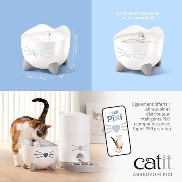 CAT IT Automatisk Cat Vattenfontän - 2,5 L - Grön