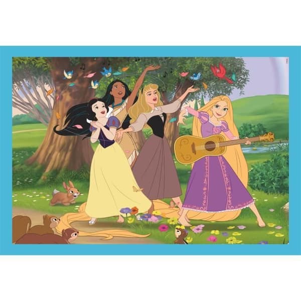 CLEMENTONI - 4 i 1 pussel - Disney Princess