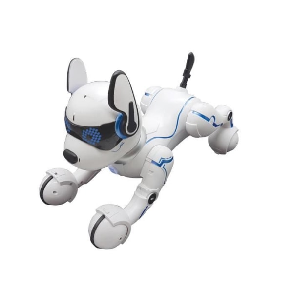 Power Puppy - Min intelligenta programmerbara och taktila robothund med fjärrkontroll - LEXIBOOK