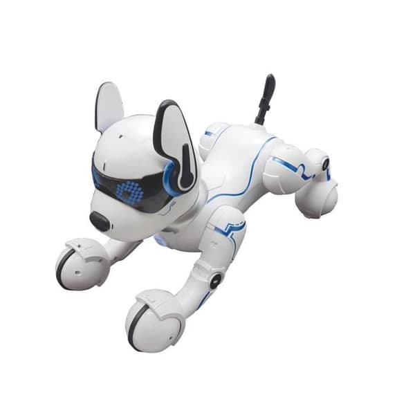 POWER PUPPY - Min programmerbara och touch Savant robothund med fjärrkontroll - LEXIBOOK