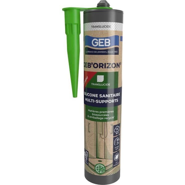 Geb'Orizon multistöd sanitetssilikon - GEB - Genomskinlig - 310 ml