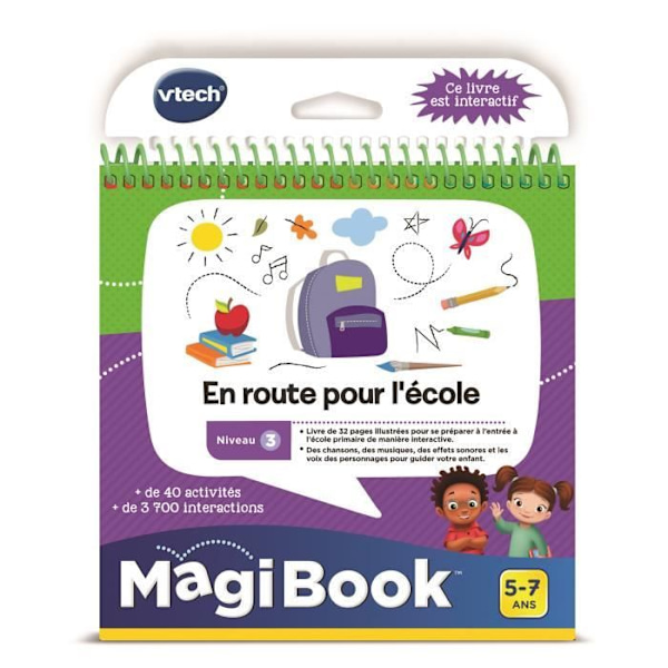 VTECH - Magibook Interactive Book - På vägen till skolan
