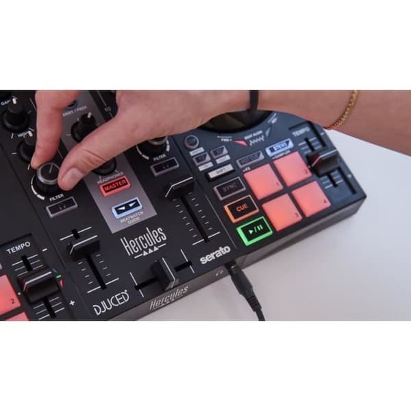 HERCULES DJ CONTROL INPULSE 200 MK2 - Idealisk DJ-kontroll för att lära sig mixa - Programvara och handledning ingår