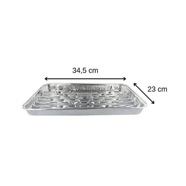 Förpackning med 20 brickor - FACKELMANN - Aluminium - 34 x 23 cm