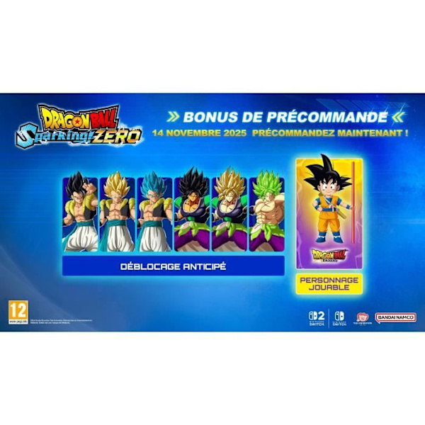 Dragon Ball: Sparking! Zero - Nintendo Switch-spel