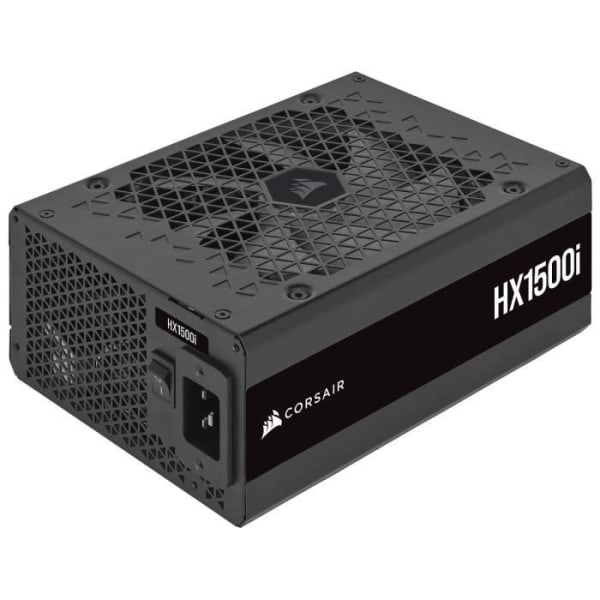 Corsair - HX1500I - Power Block - 1500 Watts - ATX 3.0 Silent - Certified 80 Plus Platinum - (CP -9020261 -EU)