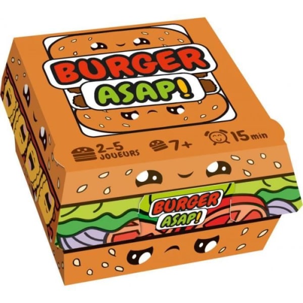 Burger ASAP - Asmodee - Speed game - 7 åringar