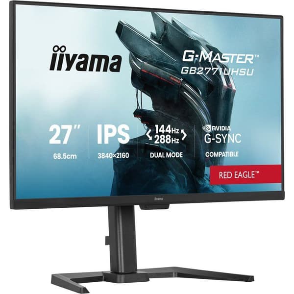 PC-spelskärm - IIYAMA - 27 - 144Hz - Snabb IPS-panel - 0,8ms - GB2771UHSU-B1