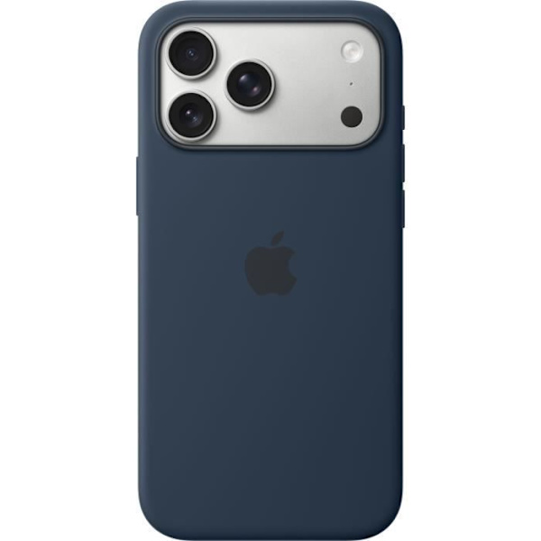 APPLE iPhone 17 Pro Max - Silikonskal med MagSafe - Midnatt