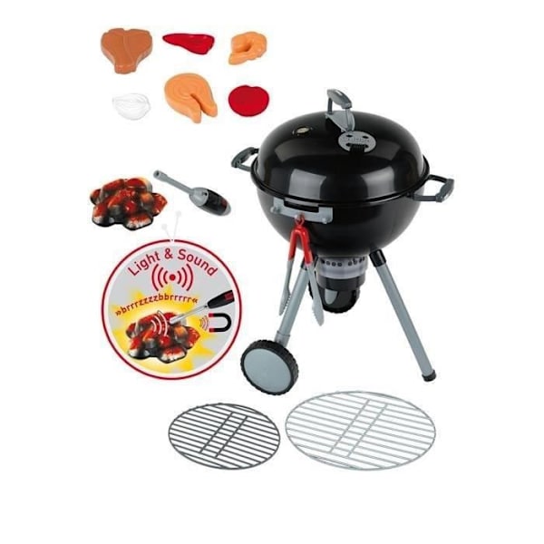 KLEIN - Weber One Touch Premium grill med ljud och lätt träkol