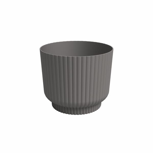 Blomkruka - ARTEVASI - Miami Wavy - 30 cm - 13 L - Antracit