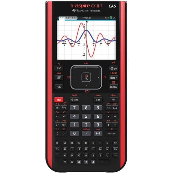 Grafräknare - TEXAS INSTRUMENTS - TI-Nspire CX CAS II-T - Svart